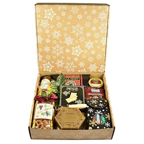 Gift Basket Village Ski Lodge Sampler, Gift Box With Winter Favo