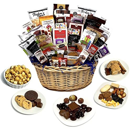 Customize Your 54 Piece Chocolate Gift Basket Of Gourmet Chocola