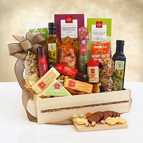 Meat And Cheese Gourmet Gift Assortment | Balsamic Vinegar, Oliv