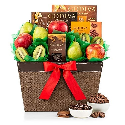 Gifttree Fresh Fruit &Amp; Godiva Chocolate Gift Basket | Includes G