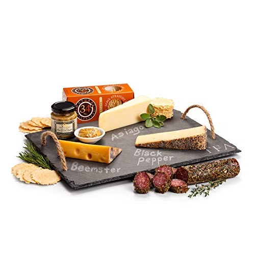 Gifttree Personalized Slate Cheese Board With Artisan Cheeses |