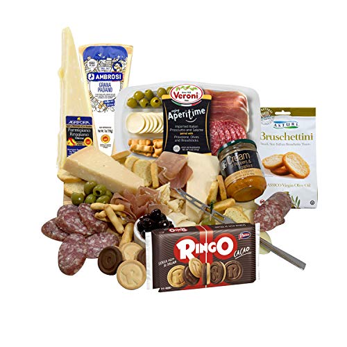 Giftworld Gourmet Meat &Amp; Cheese Antipasti Sampler Gift Basket Im