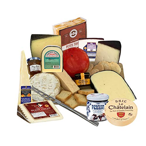 Gourmet Cheese Sampler Gift Basket - 3 Lb. Cheese Assortment - B