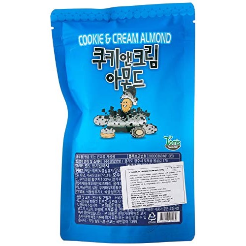 Gilim Cookie And Cream Almond 190Gram 쿠키 앤 크림 아몬드