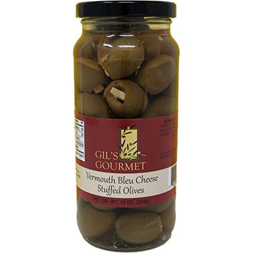 Gils Gourmet 10 Oz Vermouth Bleu Cheese Stuffed Olives