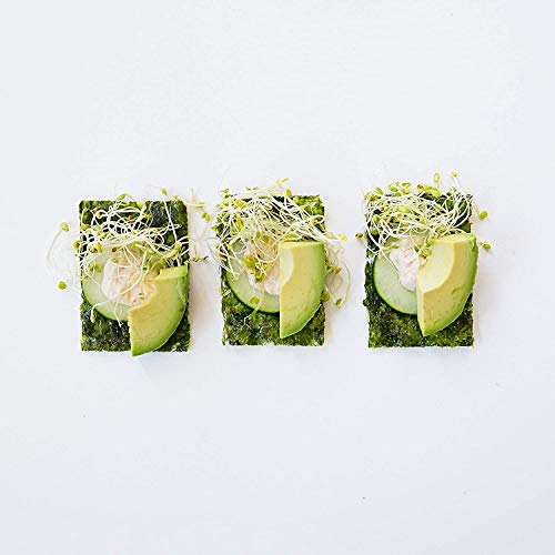 Gimme Organic Roasted Seaweed - Sea Salt - 20 Count - Keto, Vega