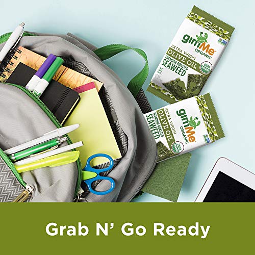 Gimme Organic Roasted Seaweed Sheets - Extra Virgin Olive Oil -