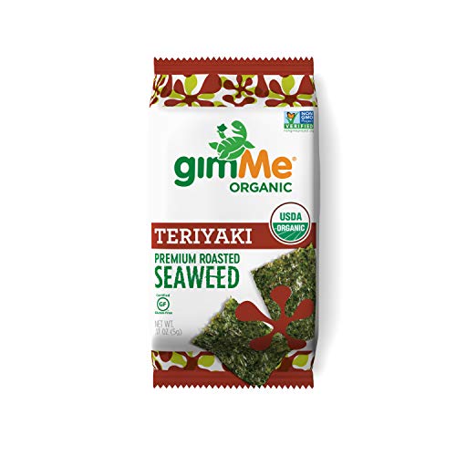 Gimme Organic Roasted Seaweed Sheets - Teriyaki - 20 Count - Ket