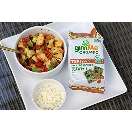 Gimme Organic Roasted Seaweed Sheets - Teriyaki - 20 Count - Ket