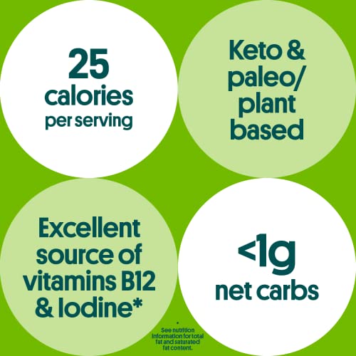 Gimme Seaweed Organic Premium Roasted Seaweed Snacks, Sea Salt, ...