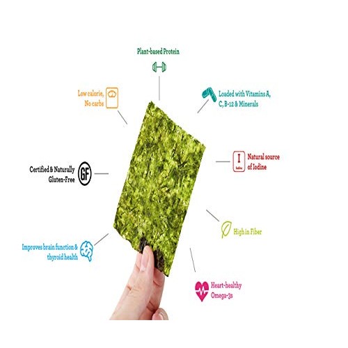 Gimme Snacks | Organic Roasted Seaweed | Teriyaki | 10G - Pac
