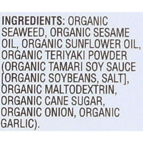 Gimme Snacks | Organic Roasted Seaweed | Teriyaki | 10G - Pac