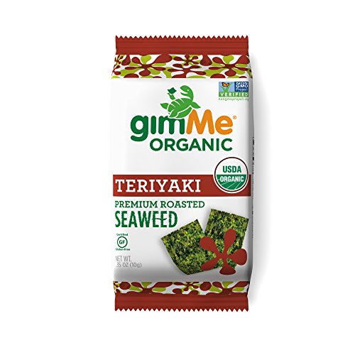 Gimme Snacks | Organic Roasted Seaweed | Teriyaki | 10G - Pac