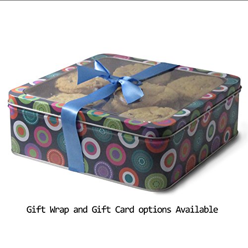 Fresh Baked Chocolate Chip Cookie Tins, Comes In Multiple Sizes