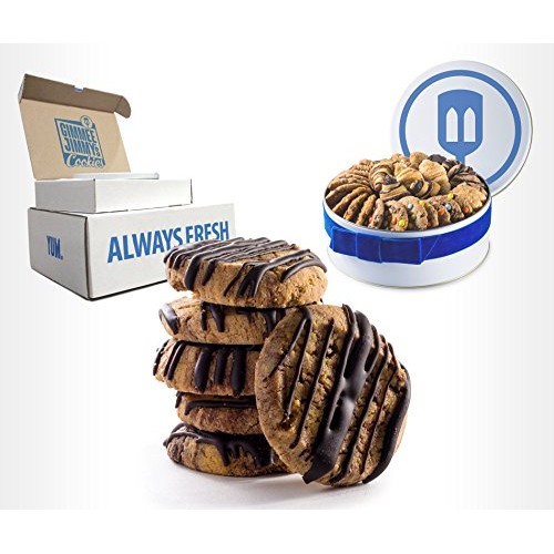 Gimmee Jimmys Chocolate Chip 2Lb Cookie Tin | Perfect For Corpo