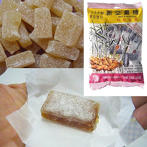 Ting Ting Jahe Ginger Candy [ 2 Packs ] 4.4Oz-125G 생강캔디