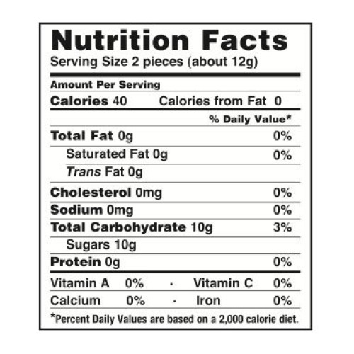 The Ginger People Gin Gins Hot Chewy Ginger Candy 3Oz 6 Pack