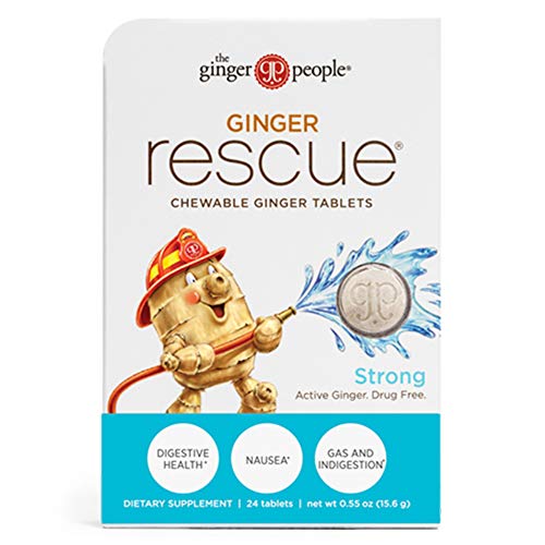 Ginger People The Rescue Chewable Tablets 5.5 Ounce, Strong, 240