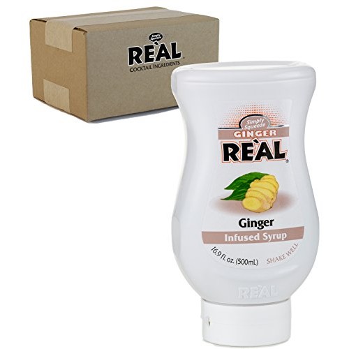 Ginger Reàl, Ginger Infused Syrup, 16.9 Fl Oz Squeezable Bottle