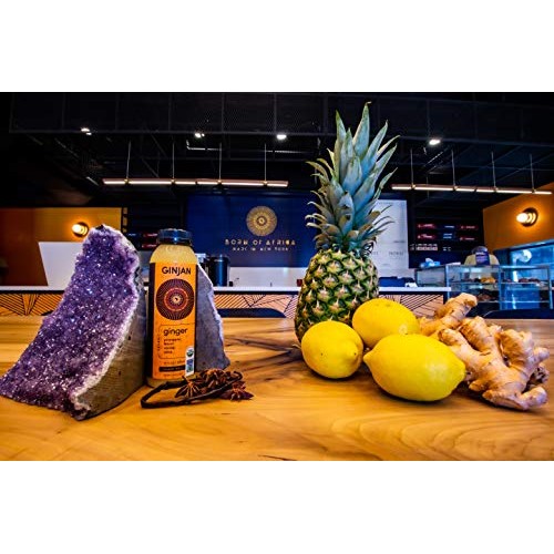 Ginjan fresh ginger, cold pressed pineapple, lemon, vanilla and...
