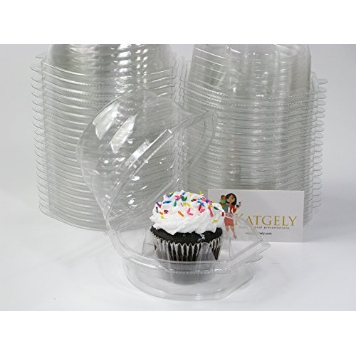 100 Pack Update Single Individual Cupcake Boxes For Cupcakes Muf