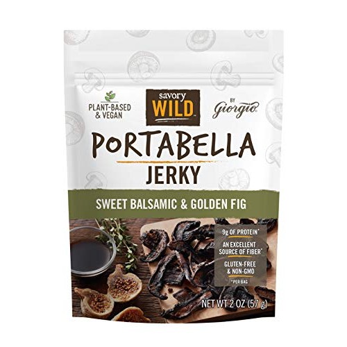 Sweet Balsamic &Amp; Golden Fig Portabella Jerky