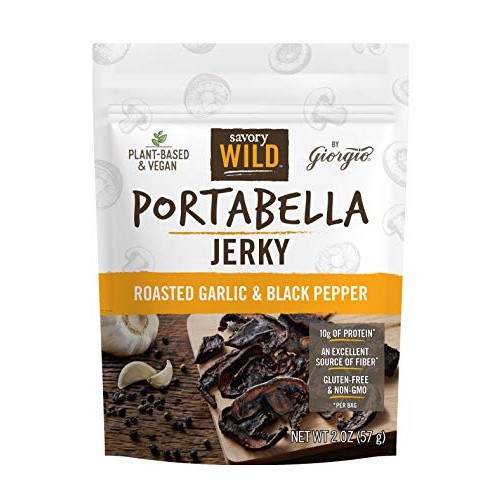 Savory Wild Vegan Portabella Mushroom Jerky | Gluten Free &Amp; Non-