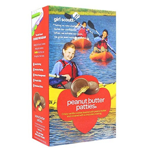 Girl Scout Peanut Butter Patties Cookies 6.5 Ounce Box