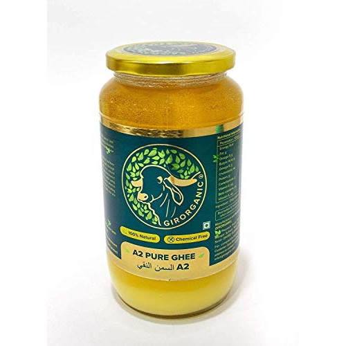 Organic Grass-Fed Ghee Butter By Girorganic From A2 Milk, Prepar
