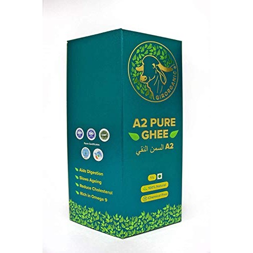 Organic Grass-Fed Ghee Butter By Girorganic From A2 Milk, Prepar
