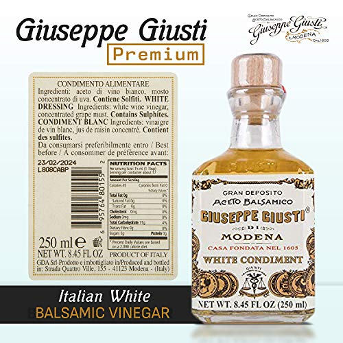 Giuseppe Giusti - Condimento Alimentare - Italian White Wine Vin