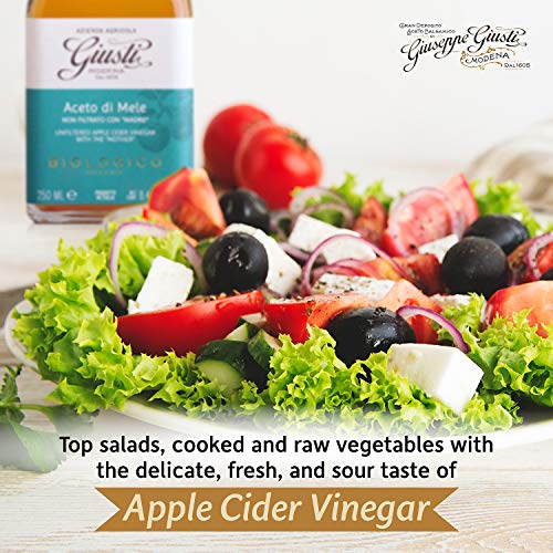 Giuseppe Giusti Organic Raw Unfiltered Apple Cider Vinegar With ...