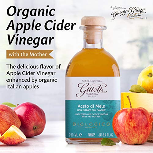 Giuseppe Giusti Organic Raw Unfiltered Apple Cider Vinegar With ...
