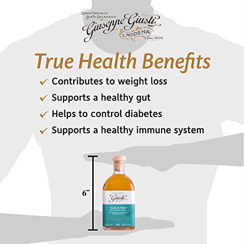 Giuseppe Giusti Organic Raw Unfiltered Apple Cider Vinegar With ...