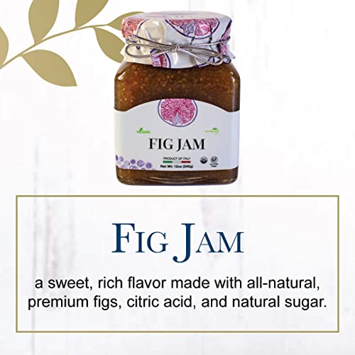 Giusto Sapore Imported Italian Fig Jam - 55% Fruit - All Natural