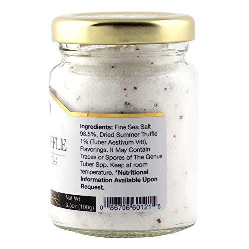 Giusto Sapore Italian Black Truffle Salt - 3.5 Oz - Premium Gour