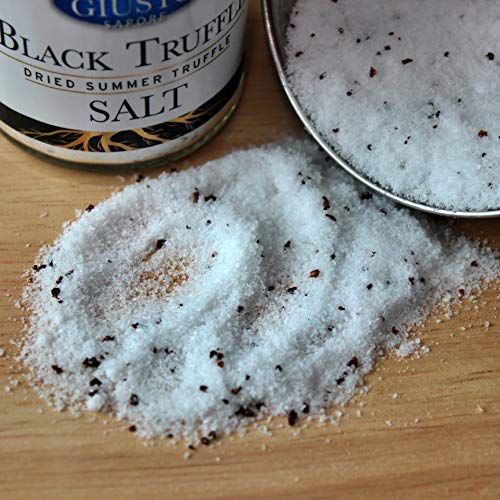 Giusto Sapore Italian Black Truffle Salt - 3.5 Oz - Premium Gour