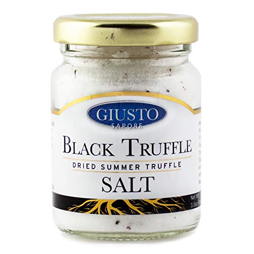 Giusto Sapore Italian Black Truffle Salt - 3.5 Oz - Premium Gour
