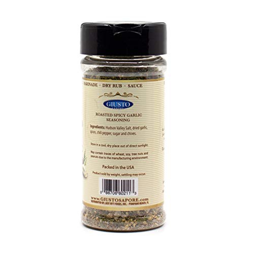 Giusto Sapore Italian Roasted Spicy Garlic Seasoning - Premium G