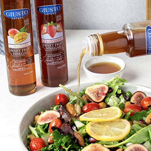 Giusto Sapore Mango Sweet Fruit Italian Vinegar 8.5Oz - Premium