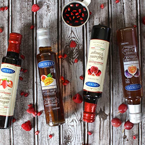 Giusto Sapore Mango Sweet Fruit Italian Vinegar 8.5Oz - Premium