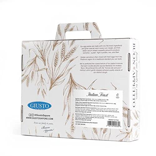 Giusto Sapore Pasta Gift Set - Imported From Italy - Perfect For
