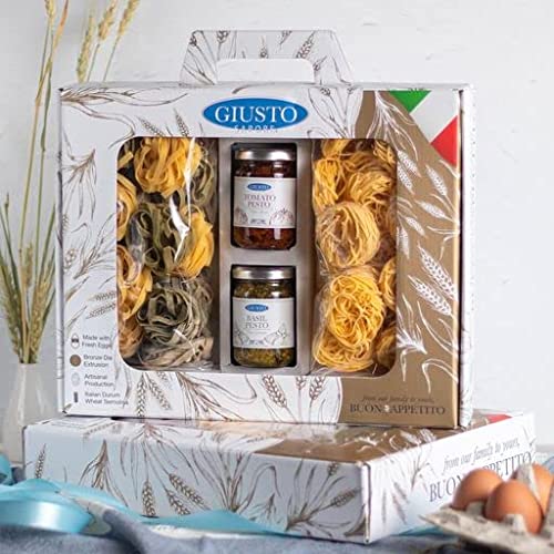 Giusto Sapore Pasta Gift Set - Imported From Italy - Perfect For