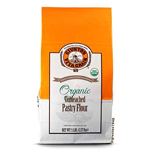 Giustos Vita-Grain Organic Unbleached Pastry Flour, 5Lb Bag