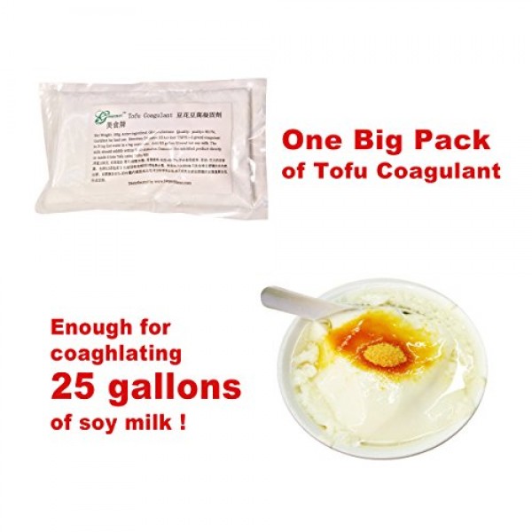 GJS Gourmet Tofu Coagulant - Perfect for Making Organic Tofu Usi...