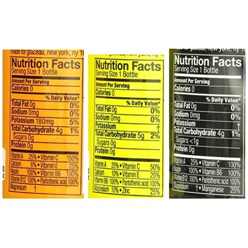 Glaceau Vitamin Water Zero Variety Pack, 20 Count 400 Fluid Ounce