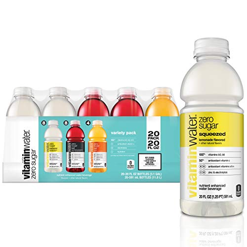 Glaceau Vitamin Water Zero Variety Pack, 20 Count 400 Fluid Ounce