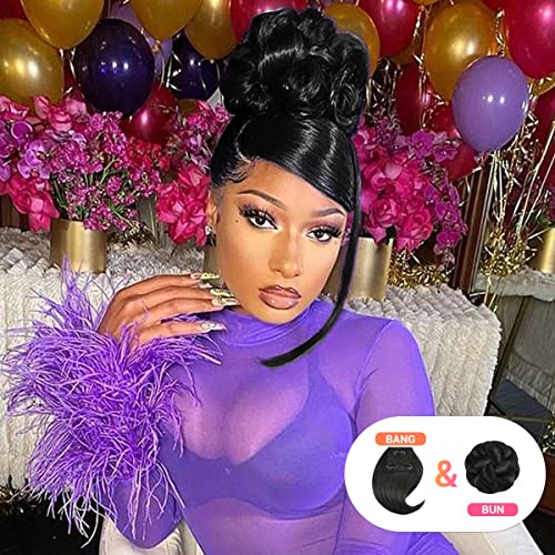 Instant Glitz Sweet Rolls Swoop Side Bang &Amp; Bun French Cruller