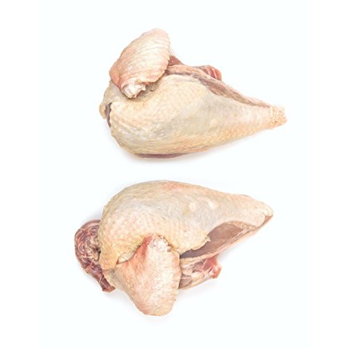 Double Certified Organic Chicken Breast on Bone with Wings Intac...