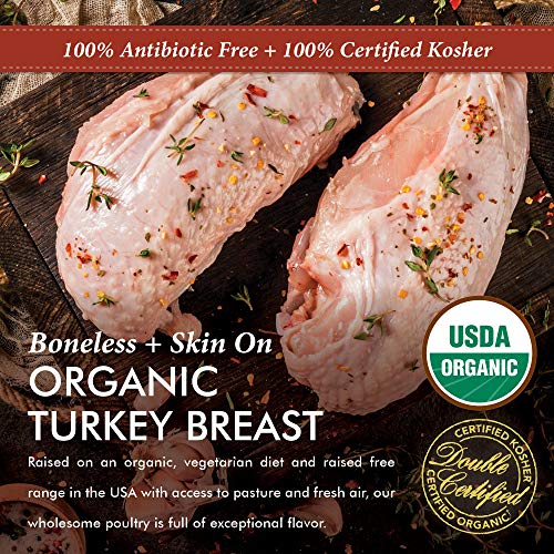 Wise Organic Double Certified Organic Boneless Skin-On Turkey Br...